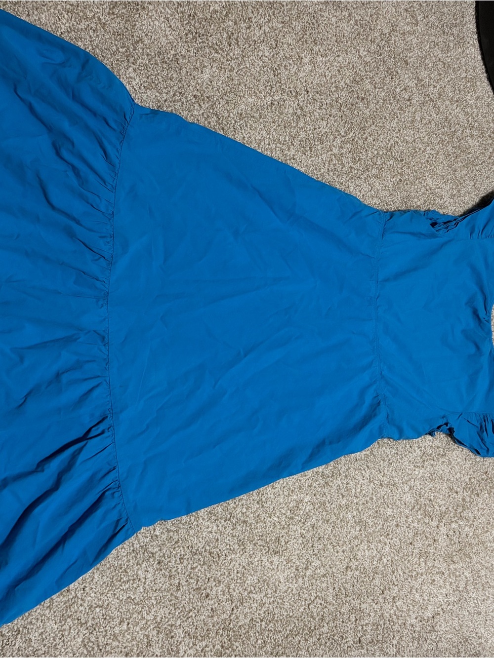 Rails Tina Bright Blue Flutter Sleeve Midi/Maxi Dress Size Small | MSRP $248 - Picture 6 of 9
